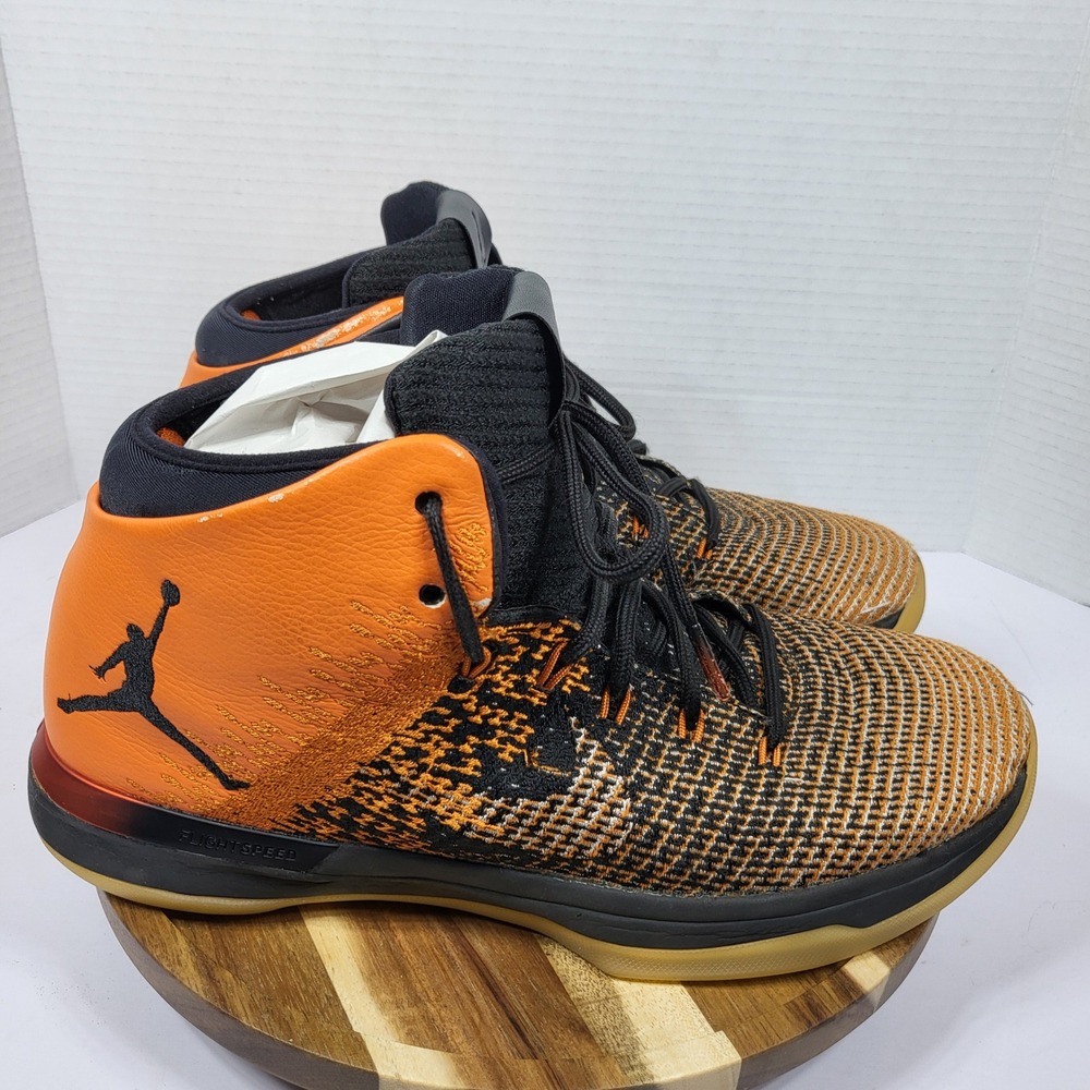 Nike Air Jordan 31 Shattered Backboard Orange Black 845037 Mens Size 11.5 Read*